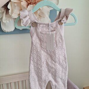Mia Knitted Onepiece - Soft Misty Rose